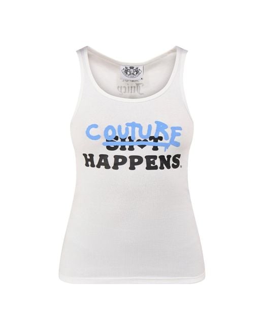 Juicy Couture White Couture Happens Vest