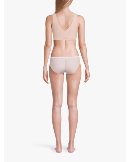 Chantelle White Soft Stretch Brazilian Brief