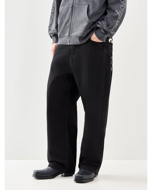 Ed Hardy Black Widow Baggy Trousers Jeans for men