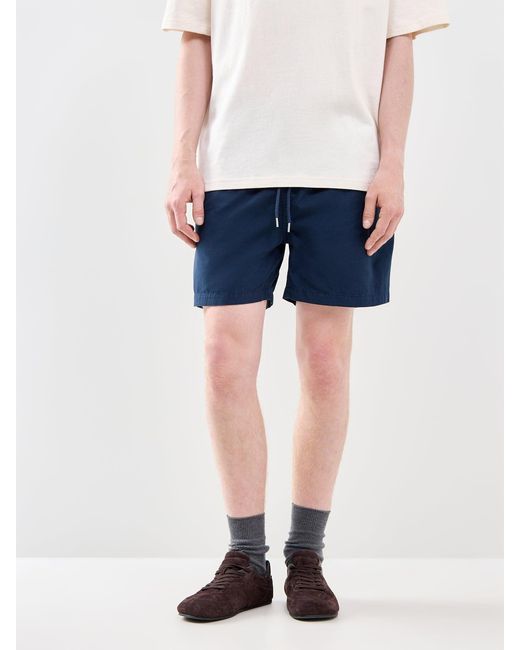 COLORFUL STANDARD Blue Organic Twill Shorts for men