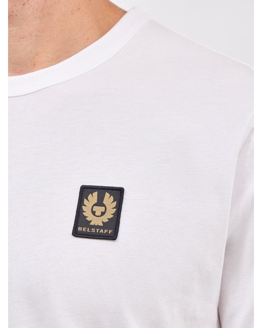 Belstaff White Logo T-Shirt for men