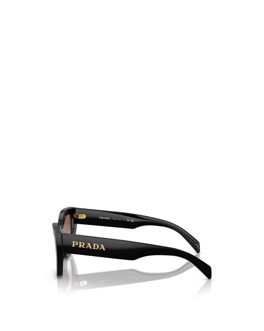 Prada White Pr A09S Acetate Cate Eye Sunglasses