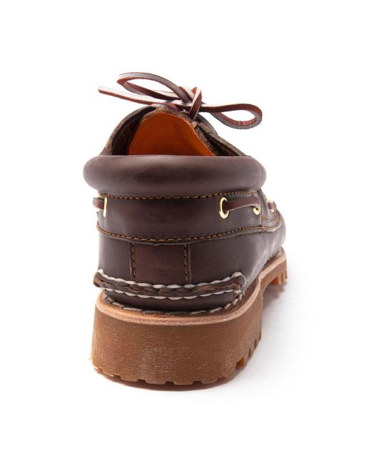 Timberland Brown Authentics 3 Eye Shoes for men