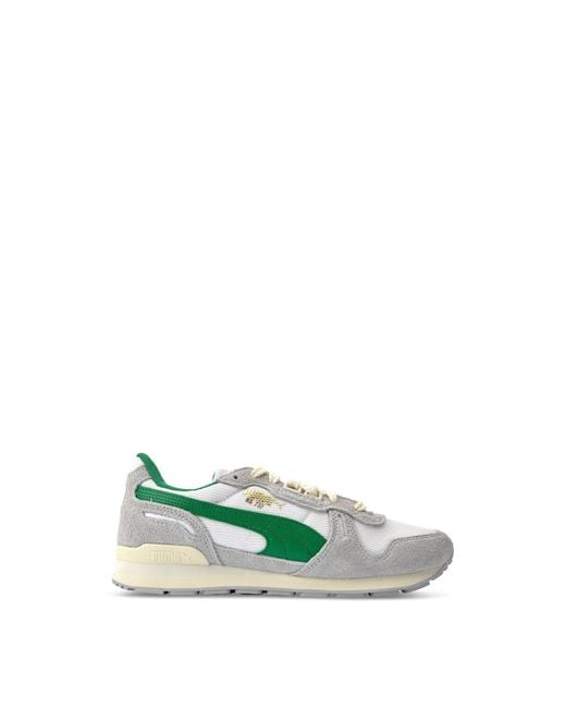 PUMA Green Rx 737 Vintage Trainers for men