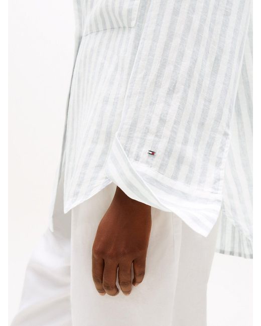 Tommy Hilfiger White Oversized Fit Shirt