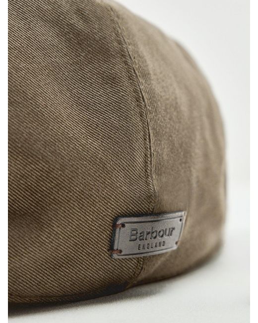 Barbour Gray Finnean Flat Cap for men