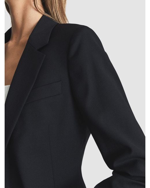 Reiss Blue Haisley Single Breasted Blazer