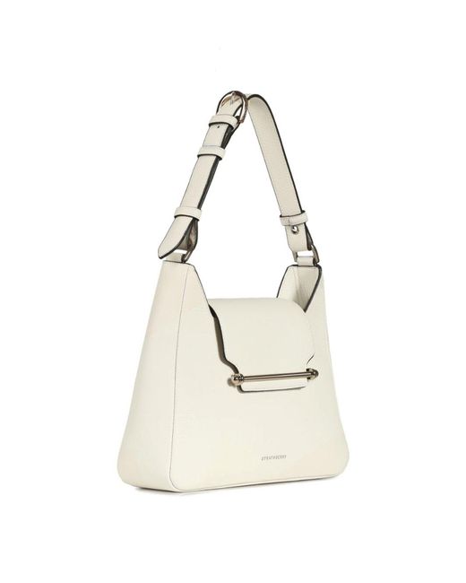 Strathberry Natural Multrees Hobo Grain Bag