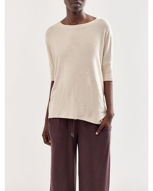 Soya Concept White Biara Short Sleeve Knit Top