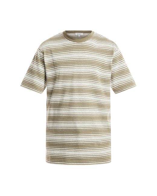 Norse Projects White Men's Johannes Spaced Stripe T-shirt for men
