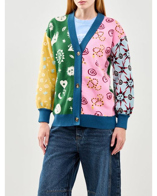 Never Fully Dressed Blue Morocco Cardigan
