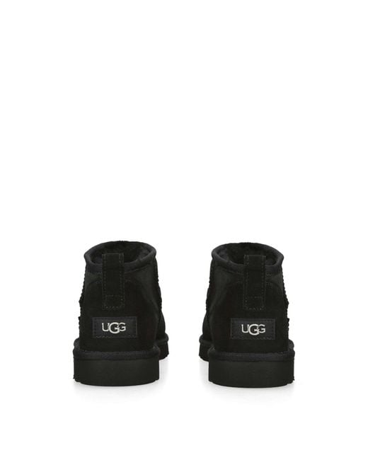 Ugg Black Classic Ultra Mini Boot for men