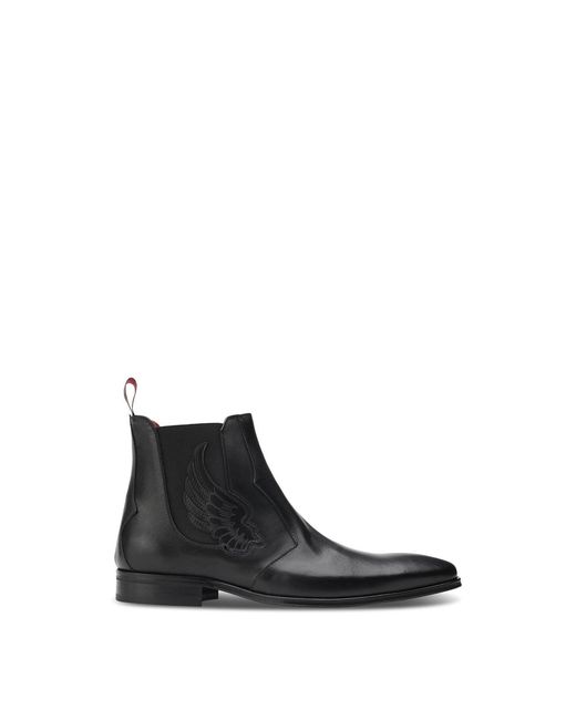 Jeffery West White Men's Wing Boots for men