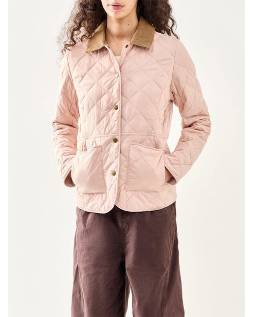 Barbour Pink Deveron Quilted Jacket