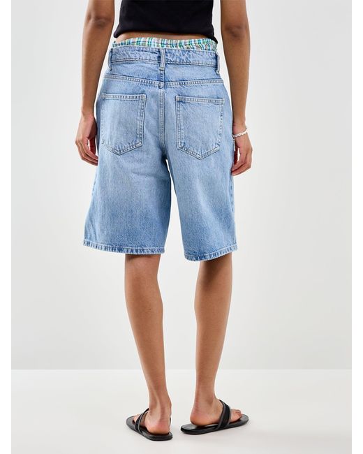 ONLY Blue Sonny High Waisted Shorts