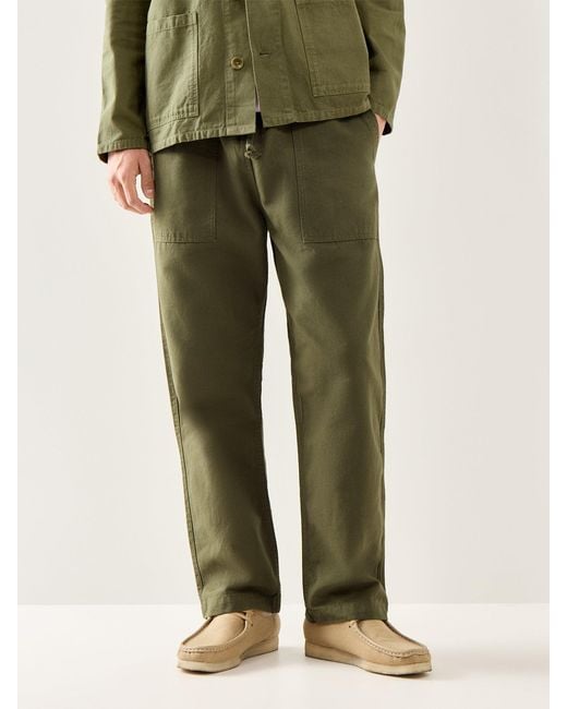 Service Works Green Classic Chef Pants for men