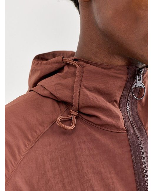 Barbour Brown Re-Engineered Flyweight Showerproof Jacket for men