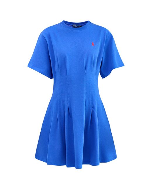 Polo Ralph Lauren Blue Mini T-Shirt Dress