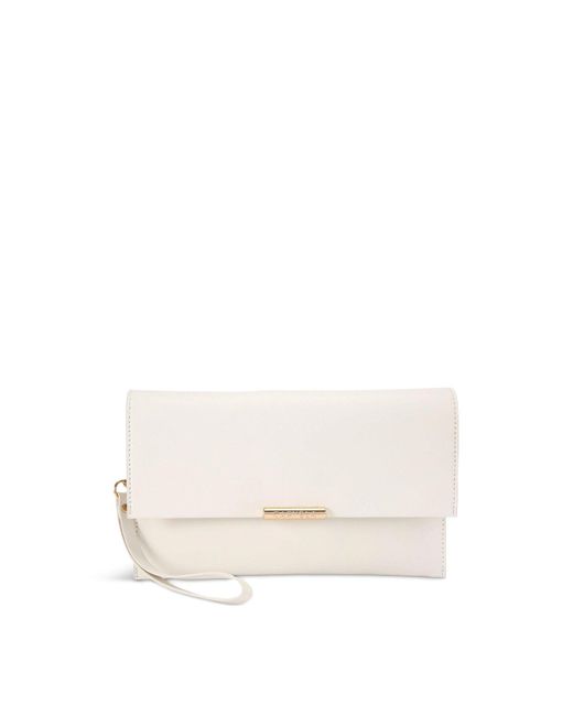 Carvela Kurt Geiger White Caterina Clutch