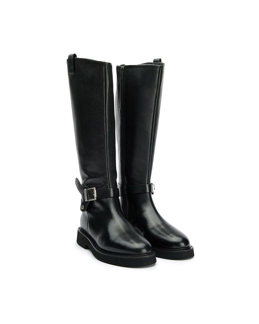 Barbour Black Theodora Knee-High Boots