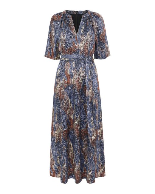 Whistles Gray Women's Marlow Dashed Snake Dress
