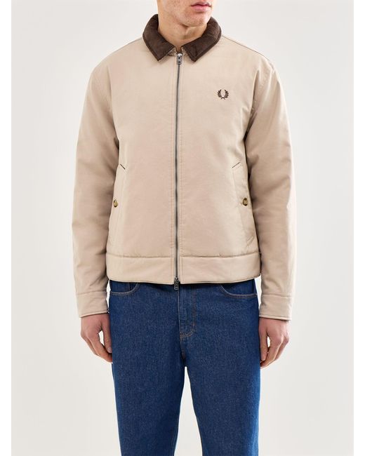 Fred Perry Natural Caban Jacket for men