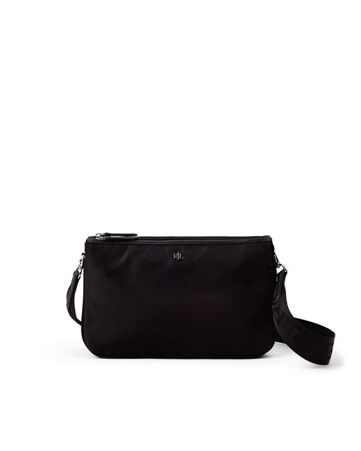 Ralph Lauren Black Women's Landyn Nylon Medium Crossbody