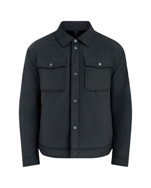 Moose Knuckles Black Jacque Bunny Faux-Fur Jacket for men