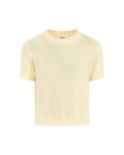 roandzo Natural Textured Knit Top