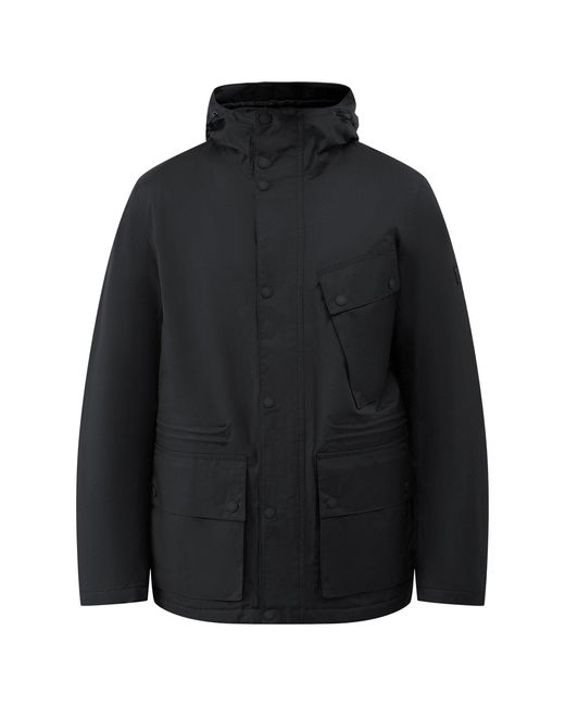 Barbour Black Endley Waterproof Field Jacket for men
