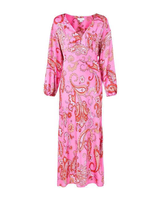 Never Fully Dressed Pink Paisley Emma Dress