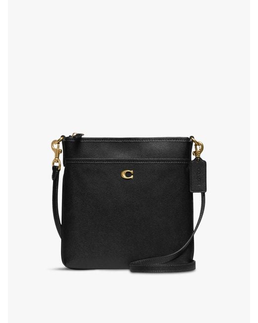 COACH Black Kitt Messenger Crossbody Bag
