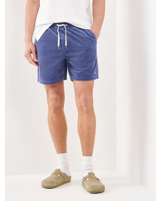 Polo Ralph Lauren Blue Corduroy Shorts for men