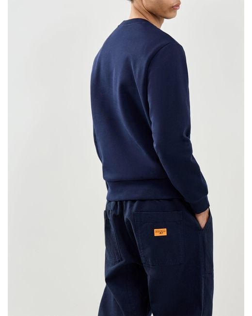 Lacoste Blue Classic Crew Sweatshirt for men