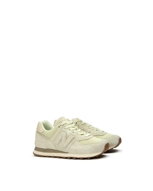 New Balance White 574 Trainers Neutral for men