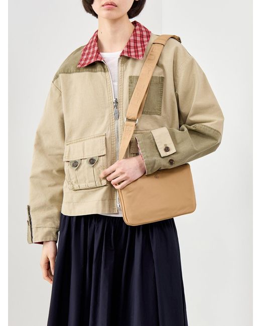 Ralph Lauren Natural Women's Landyn Nylon Medium Crossbody
