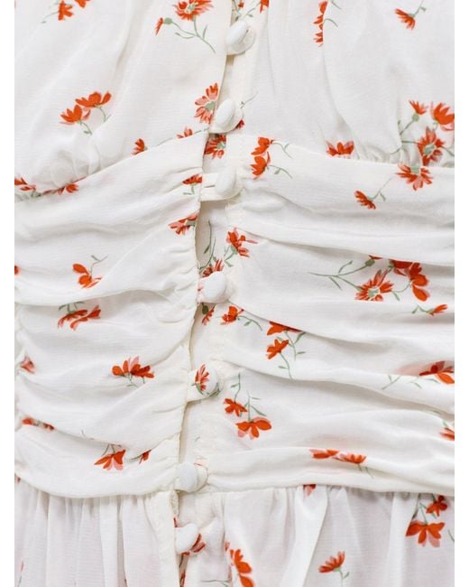 Nobody's Child White Caia Ruched Top