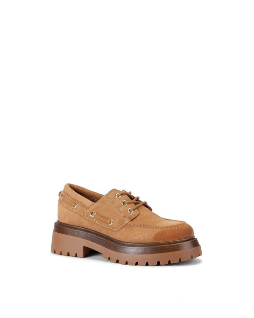 Steve Madden Brown Detroit Platform Loafers