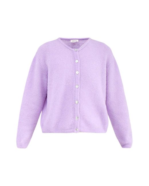 American Vintage Purple Vitow Cardigan