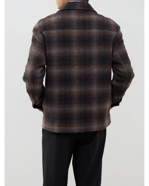 SELECTED Black Mitch Shirt Jacket for men