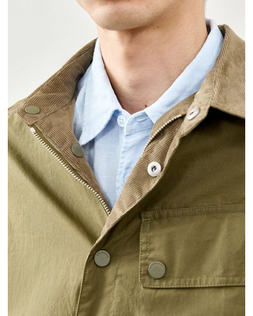 Belstaff Blue Scale Short Sleeve Shirt for men