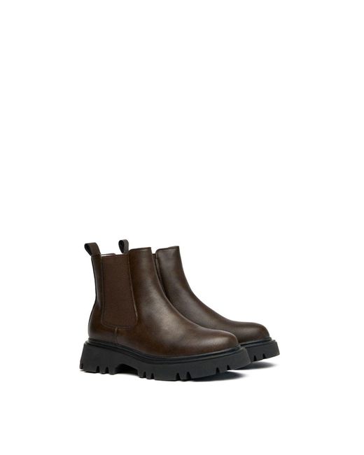 V.Gan Brown Vegan Russ Chelsea Boots