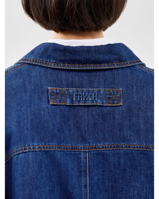 FRNCH Blue Itacare Bomber Jacket