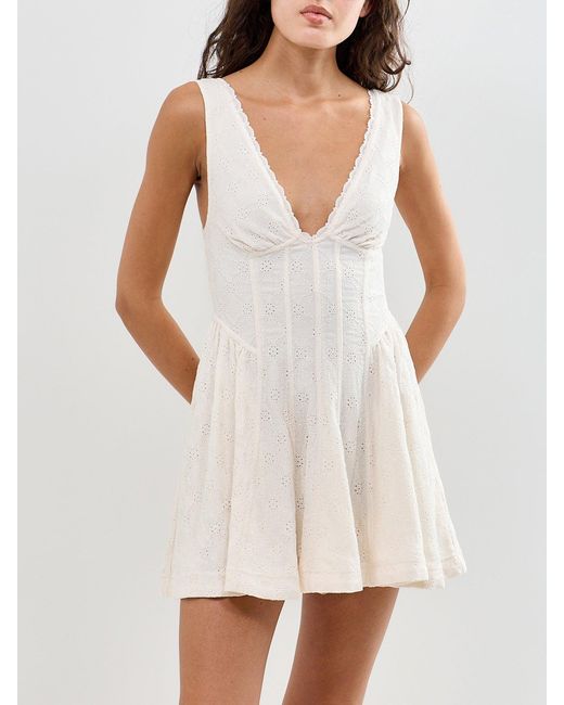 Free People White Cant Help It Mini