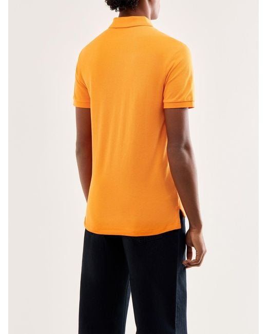 Polo Ralph Lauren Orange Slim Fit Polo Top for men