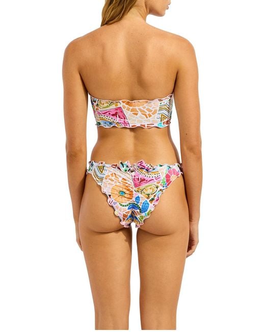 Seafolly White Beachboheme Tube Top