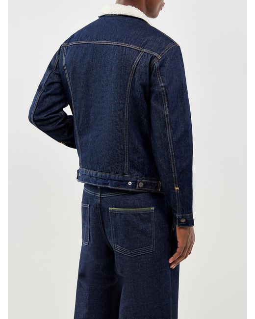 Levi's Blue Type 3 Sherpa Trucker Jacket for men