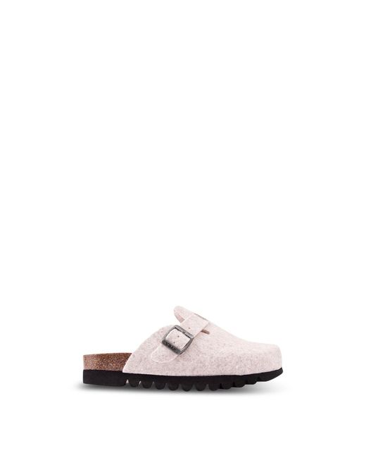 V.Gan White Taro Vegan Footbed Mules