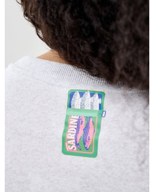 ONLY White Deborah Crew Neck Sweatshirt