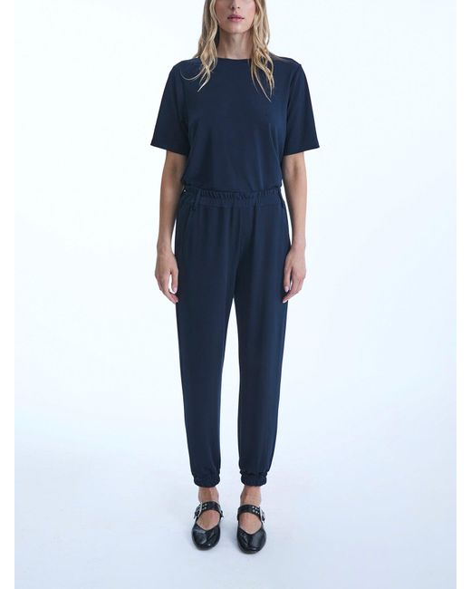 James Lakeland Blue Jersey Joggers
